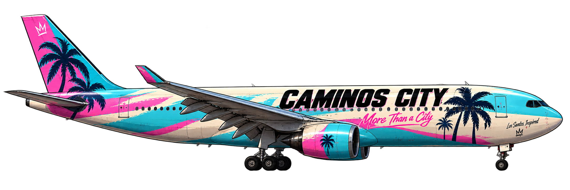 Caminos City Flugzeug